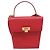 Christian Dior Hand Bag Leather 2way Red Gold - vista 13