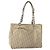 Christian Dior Trotter Canvas Romantic Hand Bag PVC Beige Silver