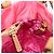 PRADA Hand Bag Nylon Pink Gold Tone - vista 24