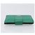 PRADA Compact Wallet Saffiano leather Green Gold Tone - vista 5