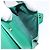 PRADA Compact Wallet Saffiano leather Green Gold Tone - vista 9