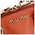 Miu Miu Hand Bag Leather 2way Orange Gold - vista 25