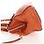 Miu Miu Hand Bag Leather 2way Orange Gold - vista 5