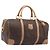 Céline CELINE Macadam Canvas Boston Bag PVC Leather Brown Gold