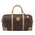 Céline CELINE Macadam Canvas Boston Bag PVC Leather Brown Gold - vista 13