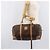Céline CELINE Macadam Canvas Boston Bag PVC Leather Brown Gold - vista 25