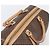 Céline CELINE Macadam Canvas Boston Bag PVC Leather Brown Gold - vista 6