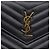 Autre Marque Saint Laurent Cassandra Chain Shoulder Bag Leather Black Gold - vista 14