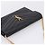 Autre Marque Saint Laurent Cassandra Chain Shoulder Bag Leather Black Gold - vista 6