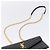 Autre Marque Saint Laurent Cassandra Chain Shoulder Bag Leather Black Gold - vista 8