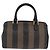 FENDI Pecan Hand Bag PVC Brown Gold Tone - vista 13