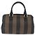 FENDI Pecan Hand Bag PVC Brown Gold Tone - vista 2