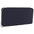 LOEWE Anagram Long Wallet Leather Navy Silver