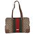 GUCCI GG Canvas Web Sherry Line Tote Bag Beige Silver Red - vista 13