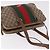 GUCCI GG Canvas Web Sherry Line Tote Bag Beige Silver Red - vista 7