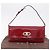 Céline CELINE Triomphe Shoulder Bag Leather Red Gold Tone - vista 30