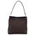 GUCCI GG Canvas Shoulder Bag outlet Dark Brown Silver 143745 - vista 2