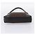 GUCCI GG Canvas Shoulder Bag outlet Dark Brown Silver 143745 - vista 9