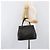 PRADA Hand Bag Leather Black Silver - vista 27