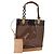 LOUIS VUITTON Monogram Vinyl Kava Amble PM Bag Brown M92502 LV