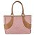 GUCCI GG Canvas Hand Bag Pink Silver 113011 - vista 3