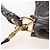 Miu Miu Hand Bag Leather 2way Gray Gold - vista 23