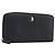 CHANEL Long Wallet Caviar Skin Black Silver CC