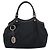GUCCI GG Canvas Sukey Hand Bag Black Gold 211944 - vista 2