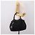 GUCCI GG Canvas Sukey Hand Bag Black Gold 211944 - vista 23