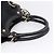 GUCCI GG Canvas Sukey Hand Bag Black Gold 211944 - vista 7