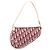 Christian Dior Trotter Canvas Saddle Pouch PVC Red Silver - vista 2