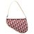 Christian Dior Trotter Canvas Saddle Pouch PVC Red Silver - vista 3
