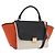 Trapèze Céline CELINE Trapeze Hand Bag Canvas 2way Orange Gold Tone