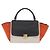 Trapèze Céline CELINE Trapeze Hand Bag Canvas 2way Orange Gold Tone - vista 2