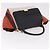 Trapèze Céline CELINE Trapeze Hand Bag Canvas 2way Orange Gold Tone - vista 6