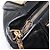 Chloé Chloe Etel Hand Bag Leather 2way Black Gold - vista 22
