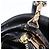 Chloé Chloe Etel Hand Bag Leather 2way Black Gold - vista 30