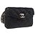 CHANEL Matelasse Chain Waist bag Lamb Skin Black Gold CC
