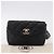 CHANEL Matelasse Chain Waist bag Lamb Skin Black Gold CC - vista 28