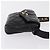 CHANEL Matelasse Chain Waist bag Lamb Skin Black Gold CC - vista 4
