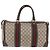 GUCCI GG Supreme Web Sherry Line Hand Bag PVC Beige Gold Red - vista 13
