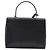 Salvatore Ferragamo Gancini Hand Bag Leather 2way Black Gold - vista 2