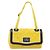 CHANEL Matelasse 2.55 Shoulder Bag Lamb Skin Yellow Silver CC - vista 13