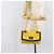 CHANEL Matelasse 2.55 Shoulder Bag Lamb Skin Yellow Silver CC - vista 38