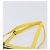 CHANEL Matelasse 2.55 Shoulder Bag Lamb Skin Yellow Silver CC - vista 9