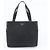 Borsa Tote Prada in nylon e pelle con logo Triangle