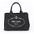 Borsa Tote Prada Canapa in pelle e tela
