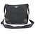 Prada Tessuto Nylon Triangle Logo Leather Messenger Bag