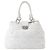 Saco Tote Miu Miu em couro acolchoado branco