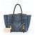 Borsa Tote Miu Miu in Denim e Pelle Biker